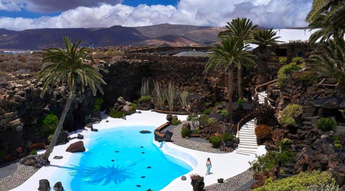 Lanzarote Casa Volcanica-Anclada Sobre La Lava Del Volcan Montana Blanca Zewnętrze zdjęcie